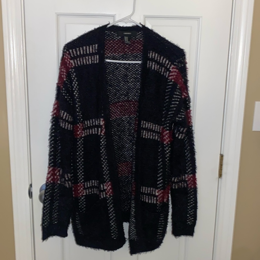Forever 21 Fuzzy Cardigan